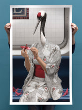 Load image into Gallery viewer, “Crane Street” Deluxe Edition Embellished Print #1