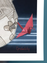 Load image into Gallery viewer, “Crane Street” Deluxe Edition Embellished Print #1