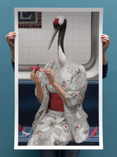 Load image into Gallery viewer, “Crane Street” Deluxe Edition Embellished Print #2