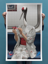 Load image into Gallery viewer, “Crane Street” Deluxe Edition Embellished Print #3