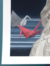 Load image into Gallery viewer, “Crane Street” Deluxe Edition Embellished Print #3