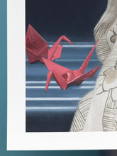 Load image into Gallery viewer, “Crane Street” Deluxe Edition Embellished Print #1